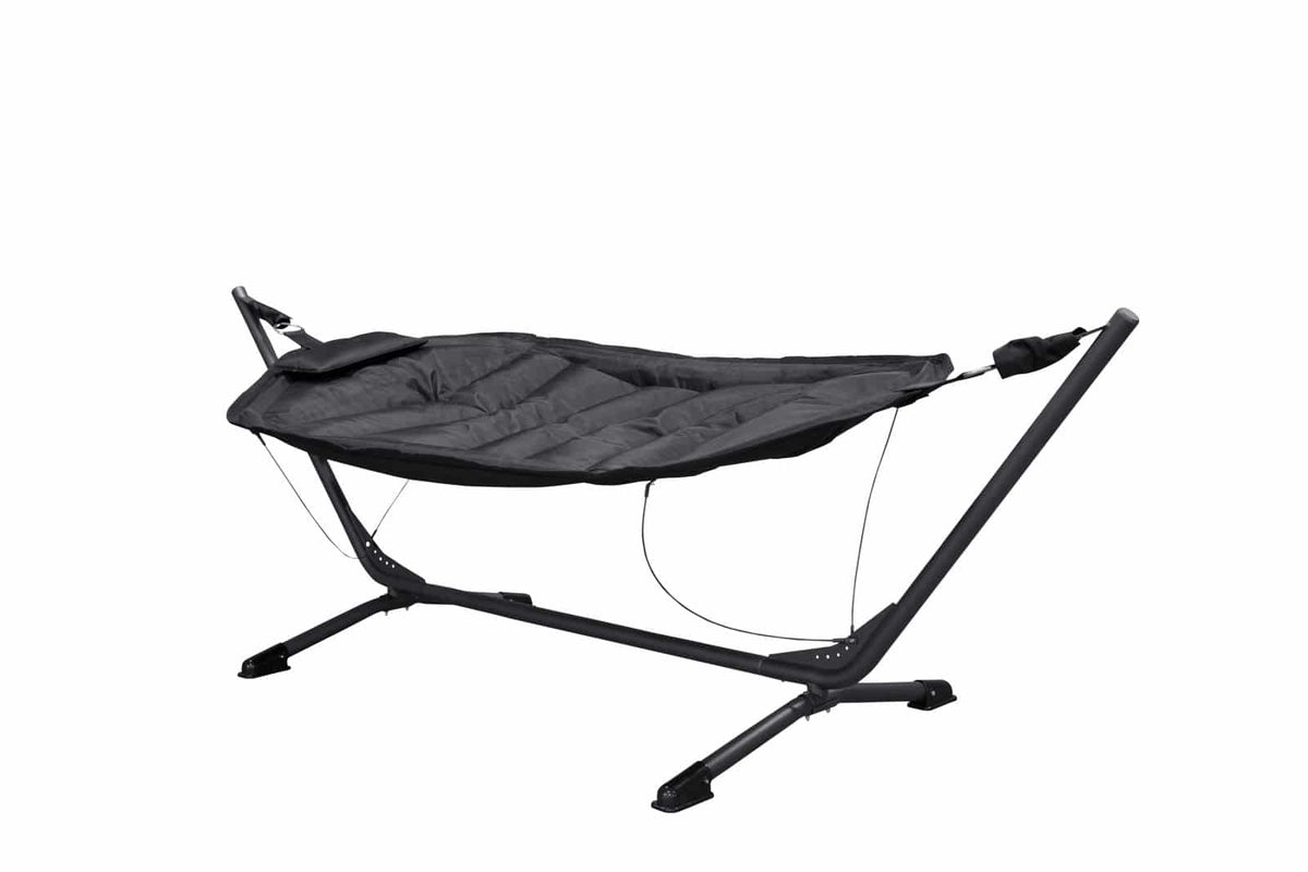 Sylva Hängematte Schwarz für Garten und Terrasse Outdoor