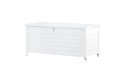 Garten Kissenbox Erika - Aus weißem Aluminium
