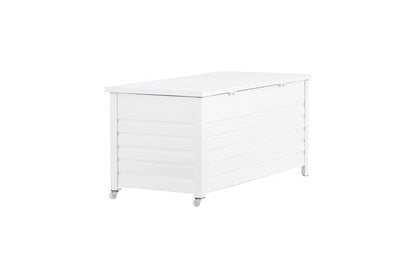 Garten Kissenbox Erika - Aus weißem Aluminium