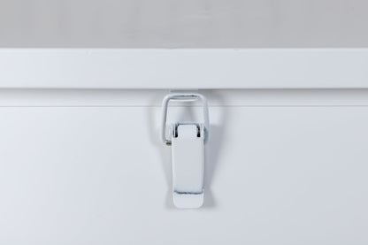 Garten Kissenbox Erika - Aus weißem Aluminium