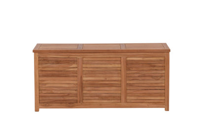 Luxusbetten24 Sorine Garten Kissenbox aus Teakholz 60x130x50 Cm