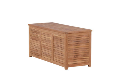 Luxusbetten24 Sorine Garten Kissenbox aus Teakholz 60x130x50 Cm