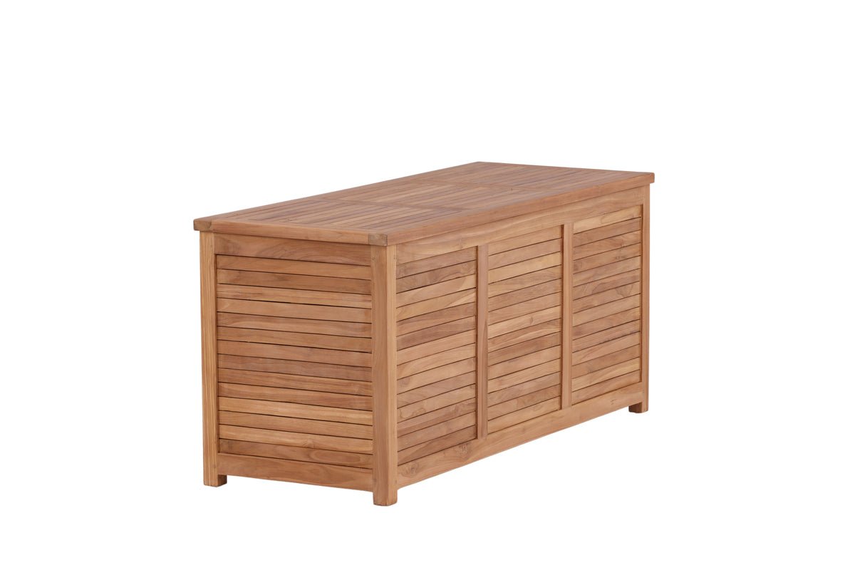 Luxusbetten24 Sorine Garten Kissenbox aus Teakholz 60x130x50 Cm