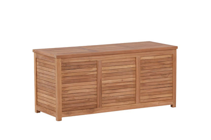 Luxusbetten24 Sorine Garten Kissenbox aus Teakholz 60x130x50 Cm