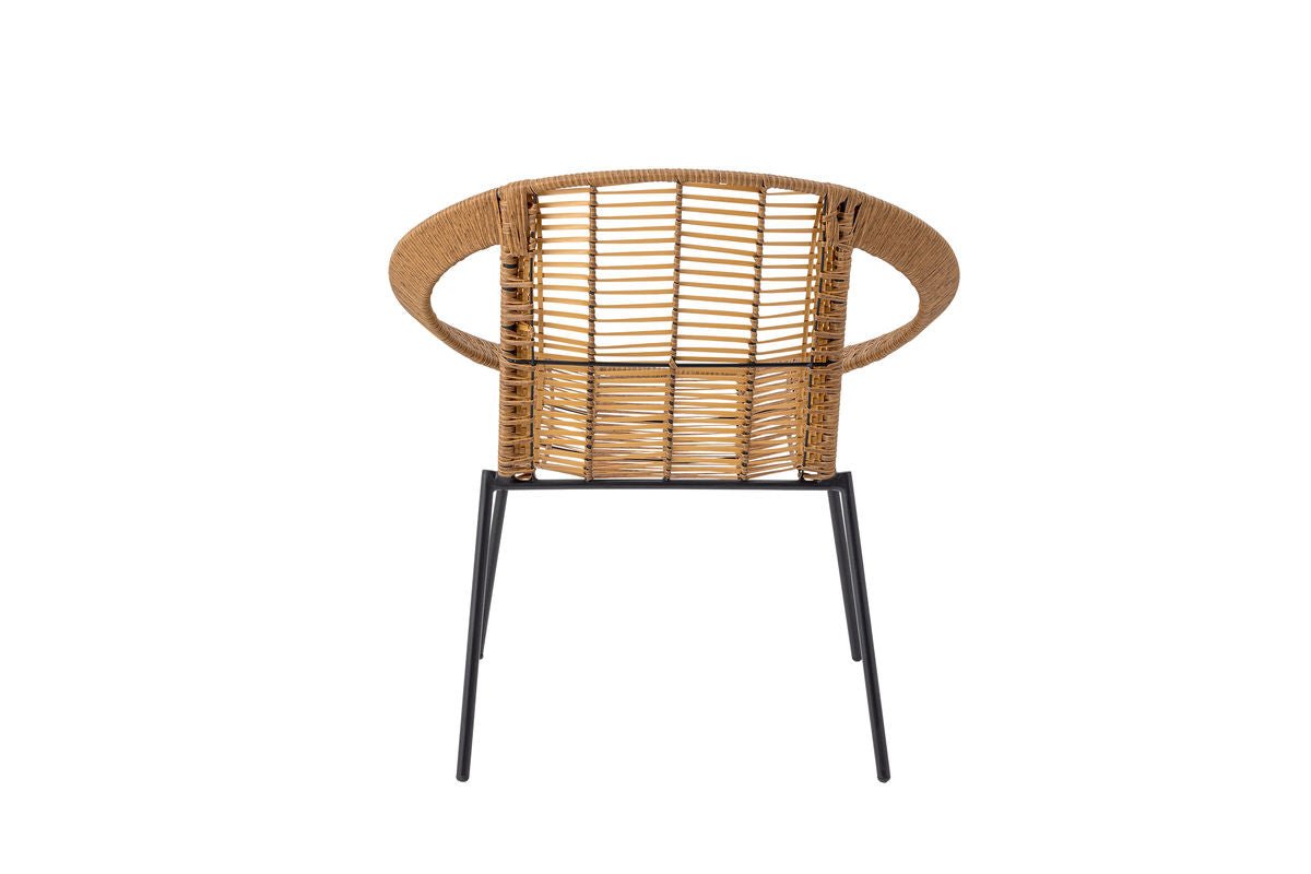 Garten-Lounge-Set Cano – Luftiges Polyrattan-Design in Natur (3‑teilig)