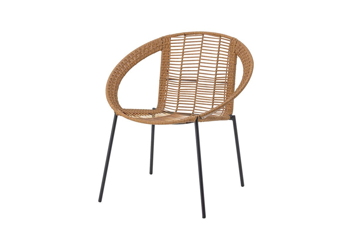 Garten-Lounge-Set Cano – Luftiges Polyrattan-Design in Natur (3‑teilig)