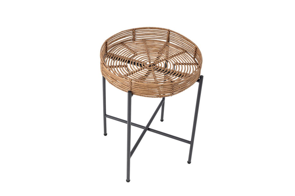 Garten-Lounge-Set Cano – Luftiges Polyrattan-Design in Natur (3‑teilig)