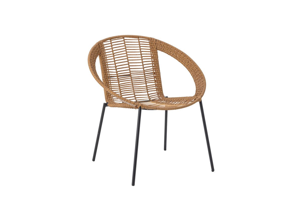 Garten-Lounge-Set Cano – Luftiges Polyrattan-Design in Natur (3‑teilig)