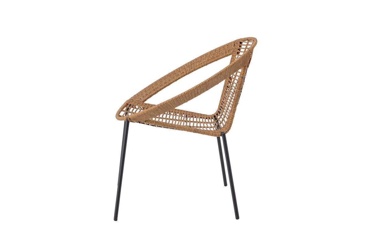Garten-Lounge-Set Cano – Luftiges Polyrattan-Design in Natur (3‑teilig)