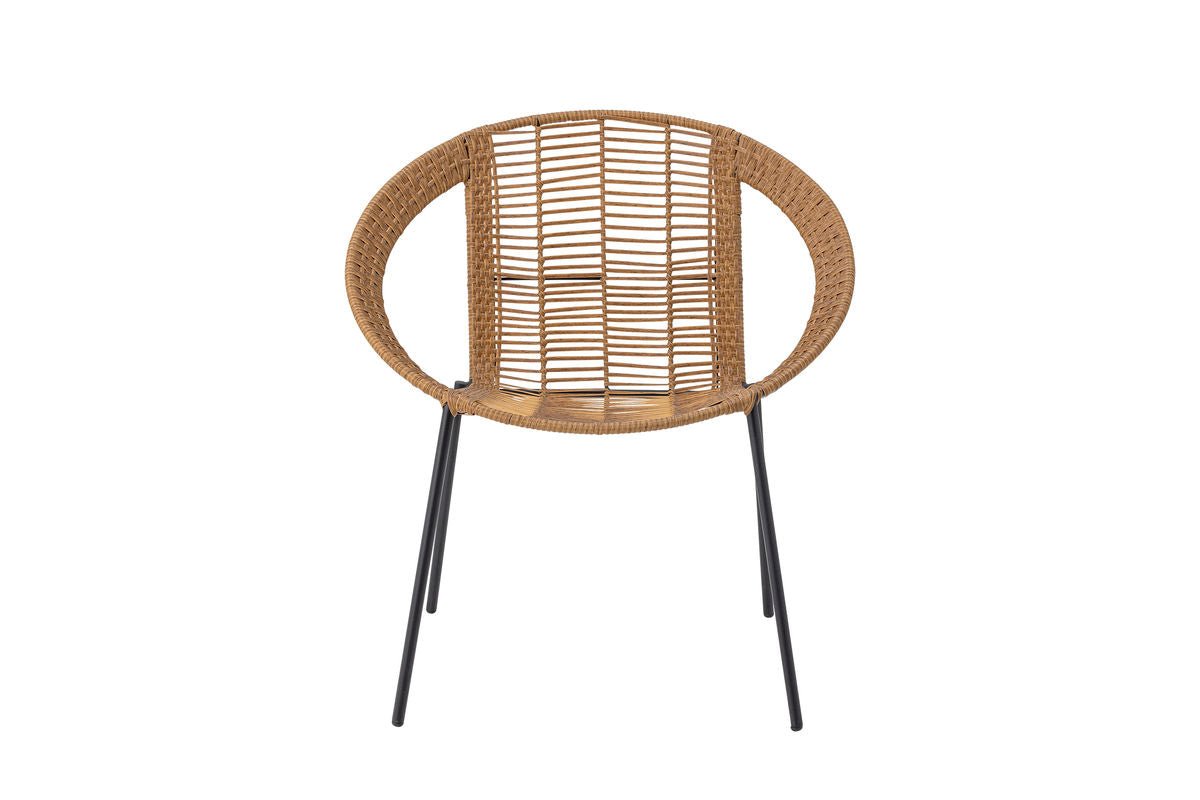 Garten-Lounge-Set Cano – Luftiges Polyrattan-Design in Natur (3‑teilig)