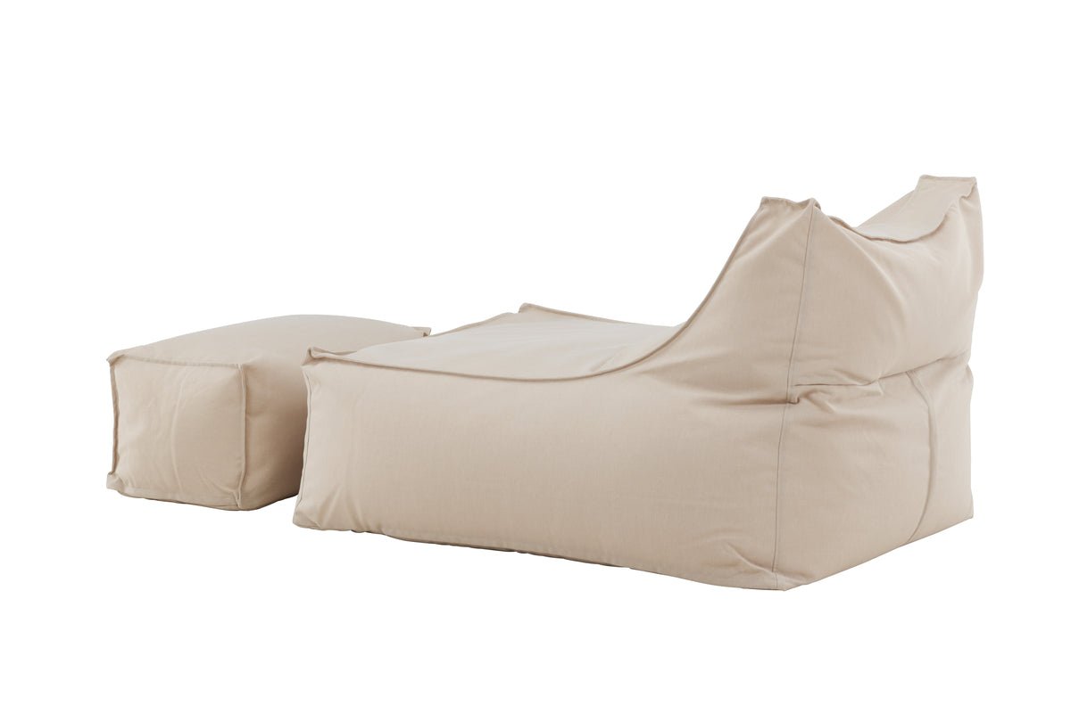 Luxusbetten24 Hello Kombi Gartensessel – Weiß/Braun oder Beige