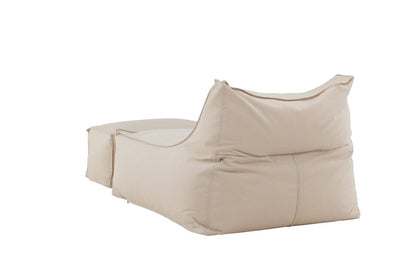 Luxusbetten24 Hello Kombi Gartensessel – Weiß/Braun oder Beige