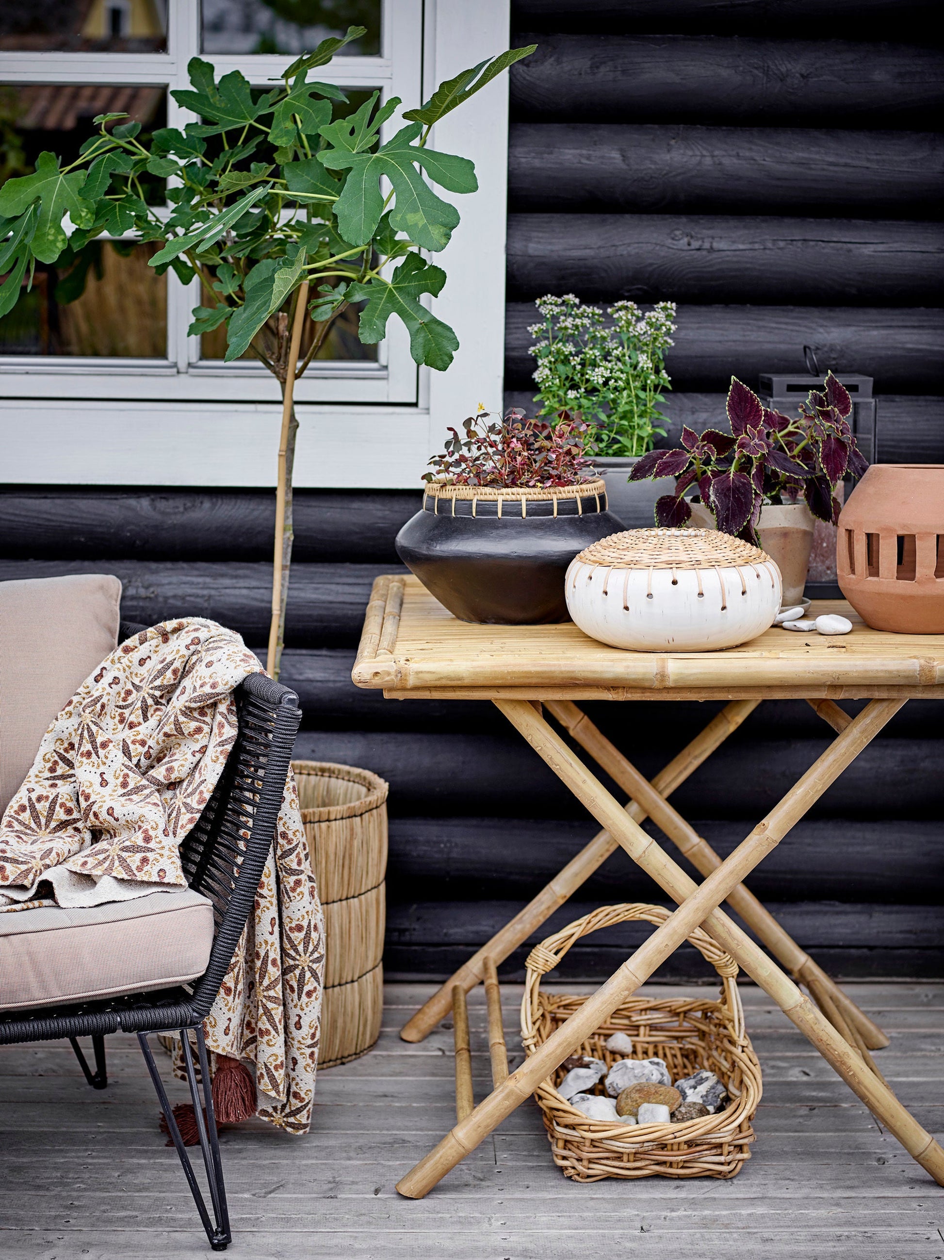 Luxusbetten24 Garten Kairo Loungesessel – Metall mit handgeflochtenem Seil