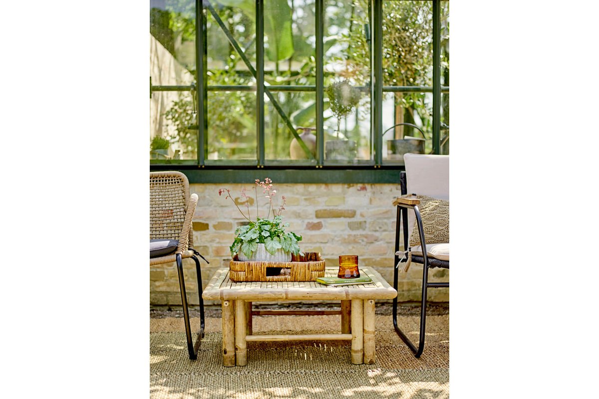 Luxusbetten24 Garten Kairo Loungesessel – Metall mit handgeflochtenem Seil