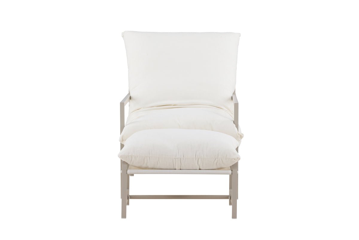 Lissi Garten-Loungesessel Outdoor Komfort – Schwarz Oder Beige, Stahl