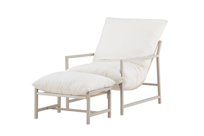 Lissi Garten-Loungesessel Outdoor Komfort – Schwarz Oder Beige, Stahl
