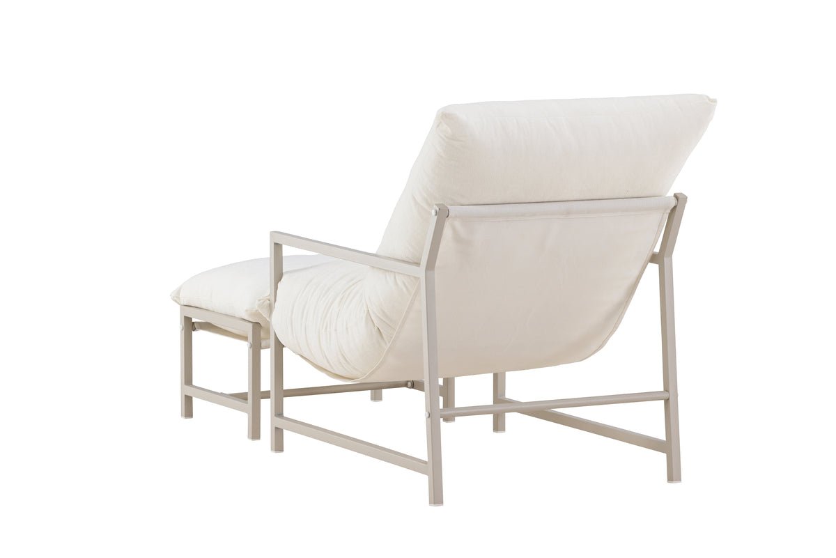 Lissi Garten-Loungesessel Outdoor Komfort – Schwarz Oder Beige, Stahl