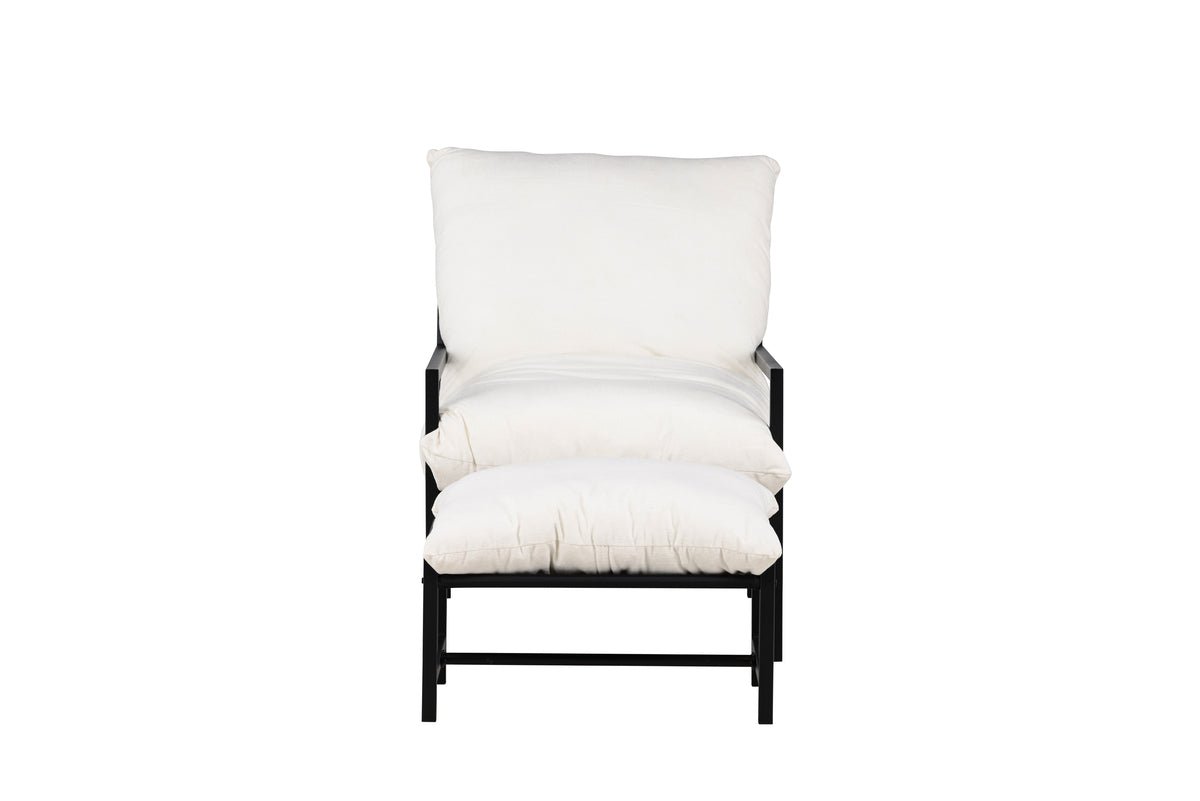 Lissi Garten-Loungesessel Outdoor Komfort – Schwarz Oder Beige, Stahl