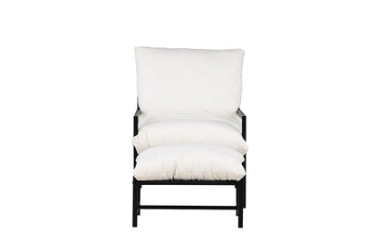 Lissi Garten-Loungesessel Outdoor Komfort – Schwarz Oder Beige, Stahl