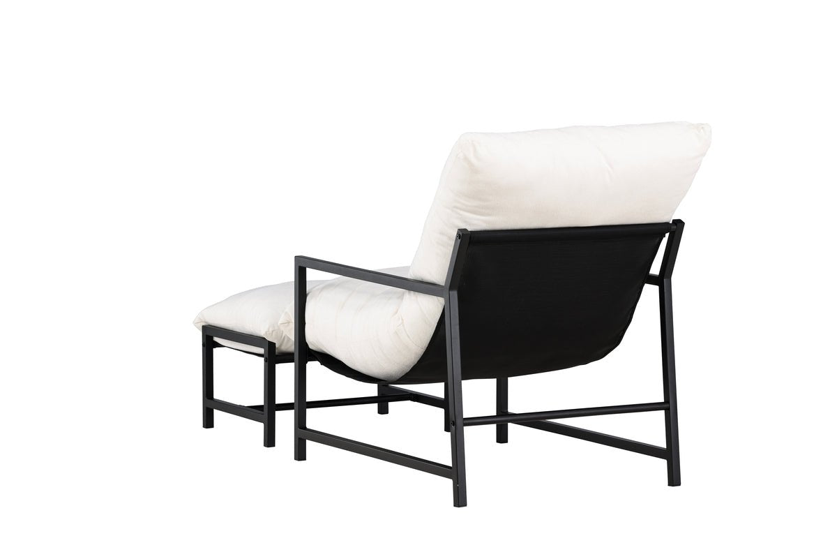 Lissi Garten-Loungesessel Outdoor Komfort – Schwarz Oder Beige, Stahl