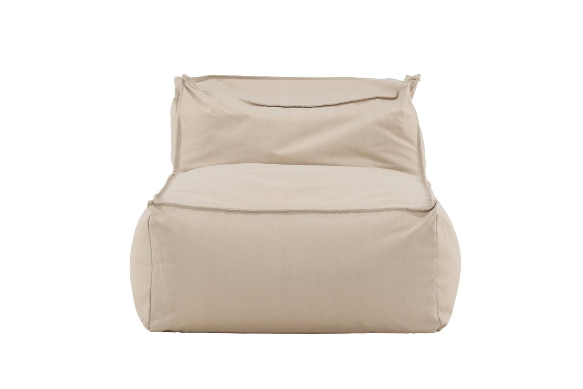 Luxusbetten24 Garten Loungesessel Minoa Beige Olefin Outdoor Sitzkomfort