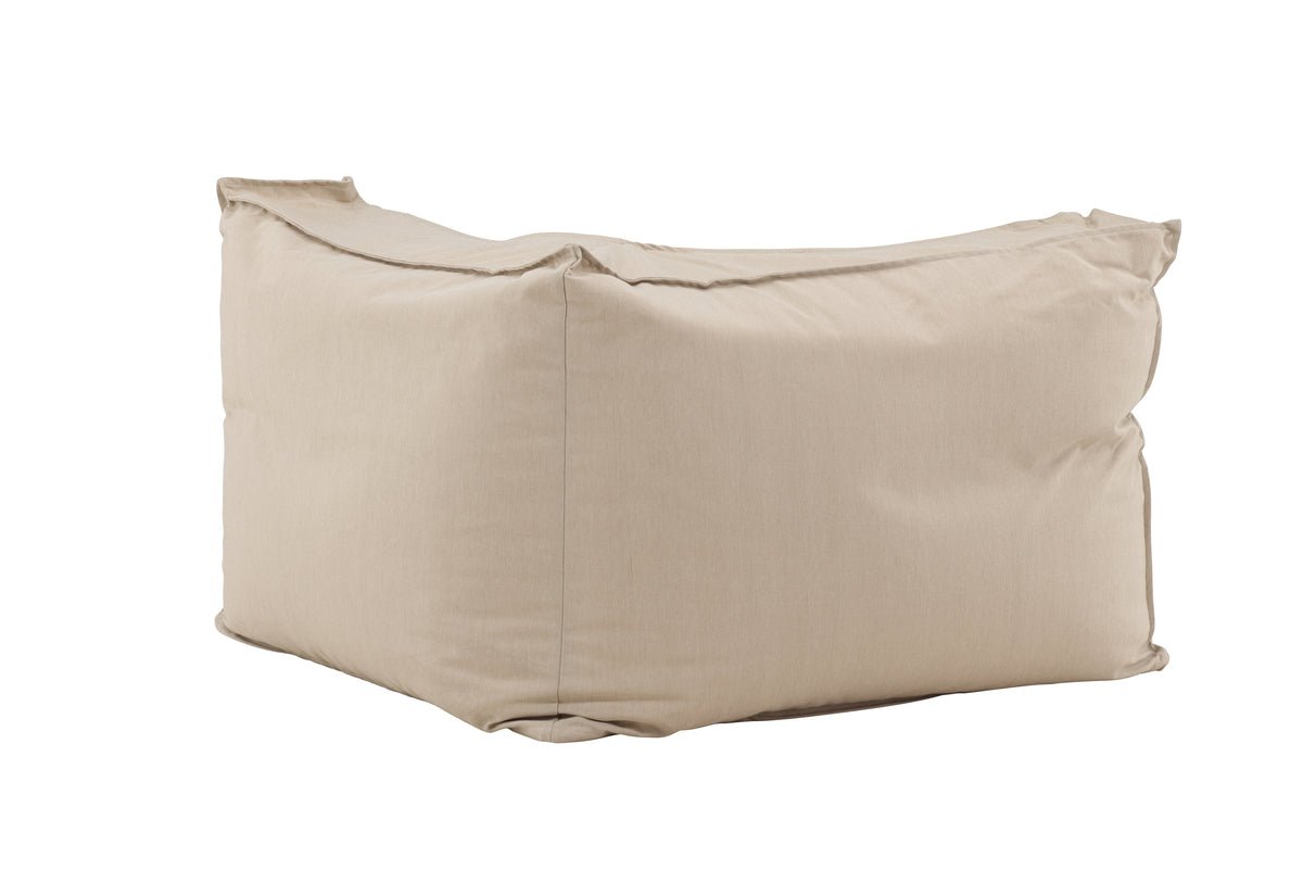 Luxusbetten24 Ravio Loungesessel, wetterbeständig, Beige, Komfort, Garten Sitz