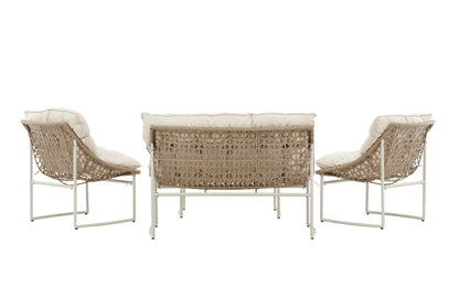 Luxusbetten24 Marvella Garten Outdoor‑Sofa‑Set 4‑teilig Beige