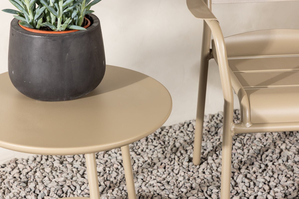 Rivana Gartenloungeset 3‑teiliges Set in Beige
