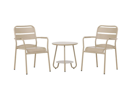 Rivana Gartenloungeset 3‑teiliges Set in Beige