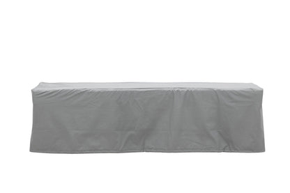 Luxusbetten24 Azura Gartenmöbelabdeckung Grau Polyester Outdoor 180x50x60 cm