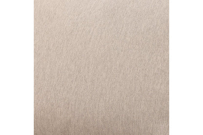 Luxusbetten24 Bata Garten-Sofa Polyrattan Naturton Komfortabel Outdoor Design