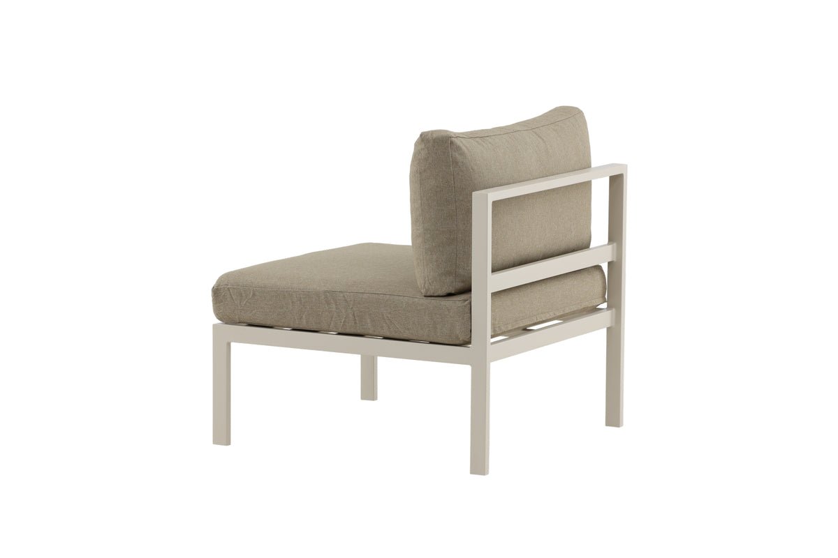 Borelio Gartenbank Modul – Beige Oder Braun, Aluminium Outdoor