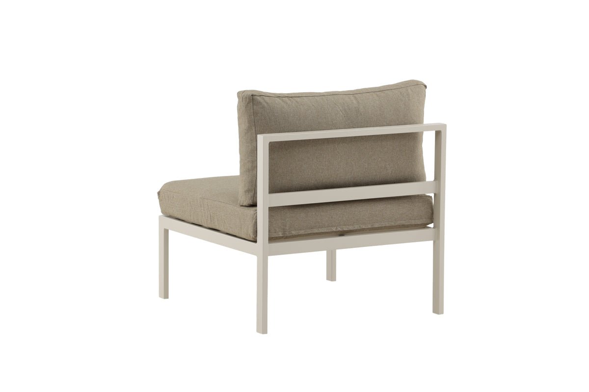 Borelio Gartenbank Modul – Beige Oder Braun, Aluminium Outdoor
