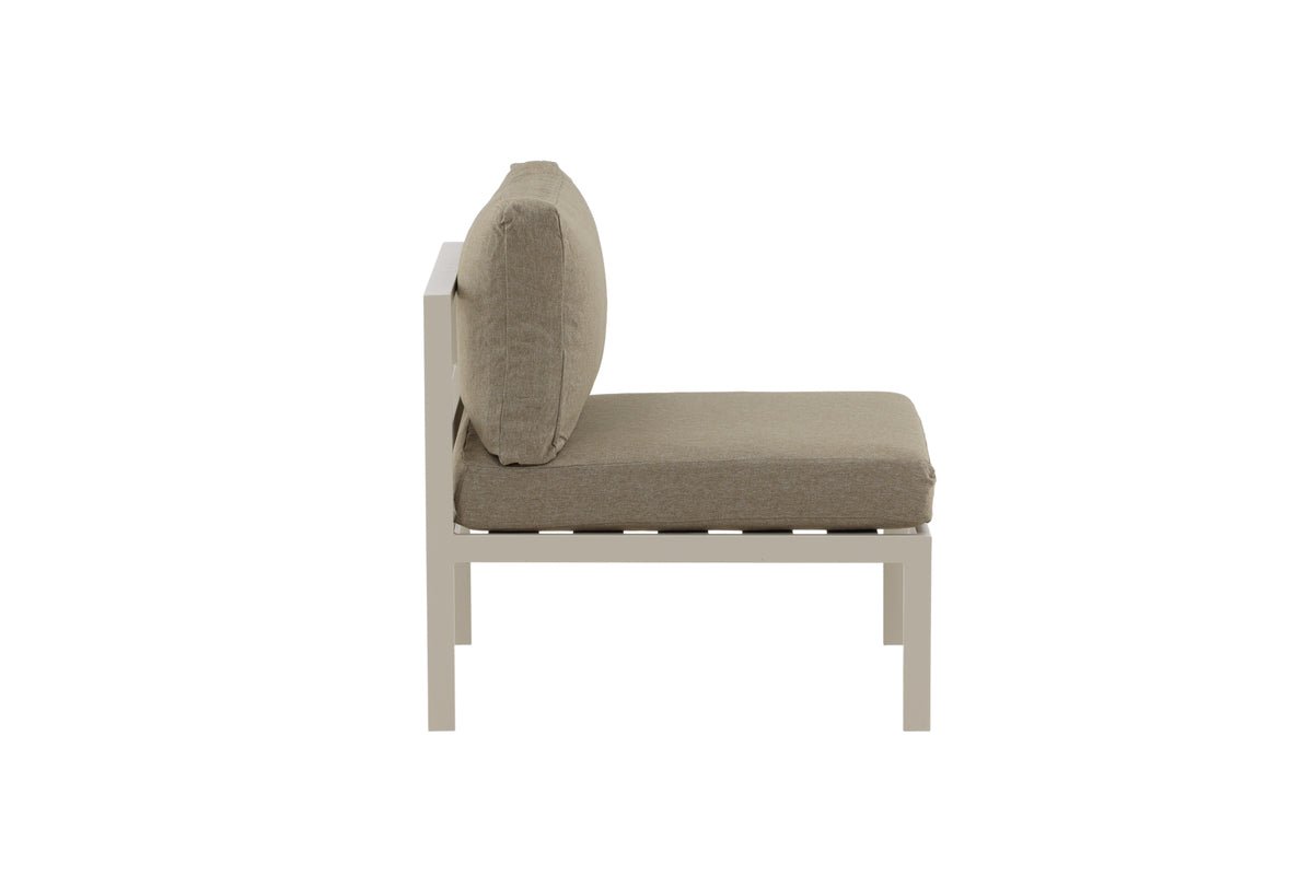 Borelio Gartenbank Modul – Beige Oder Braun, Aluminium Outdoor