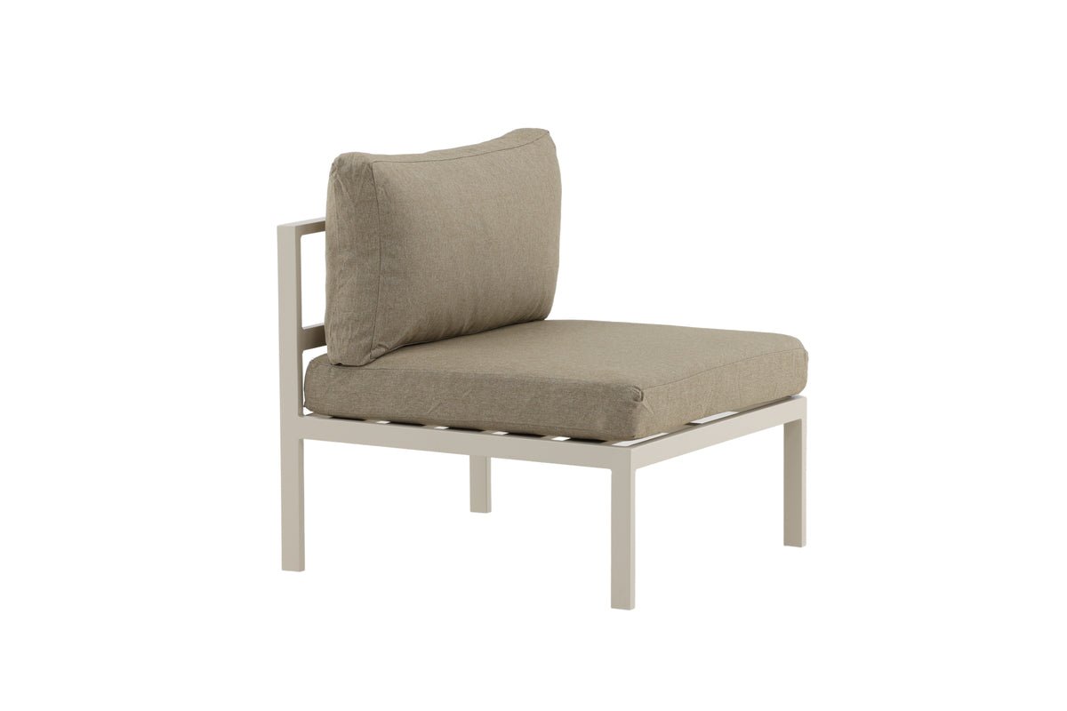 Borelio Gartenbank Modul – Beige Oder Braun, Aluminium Outdoor