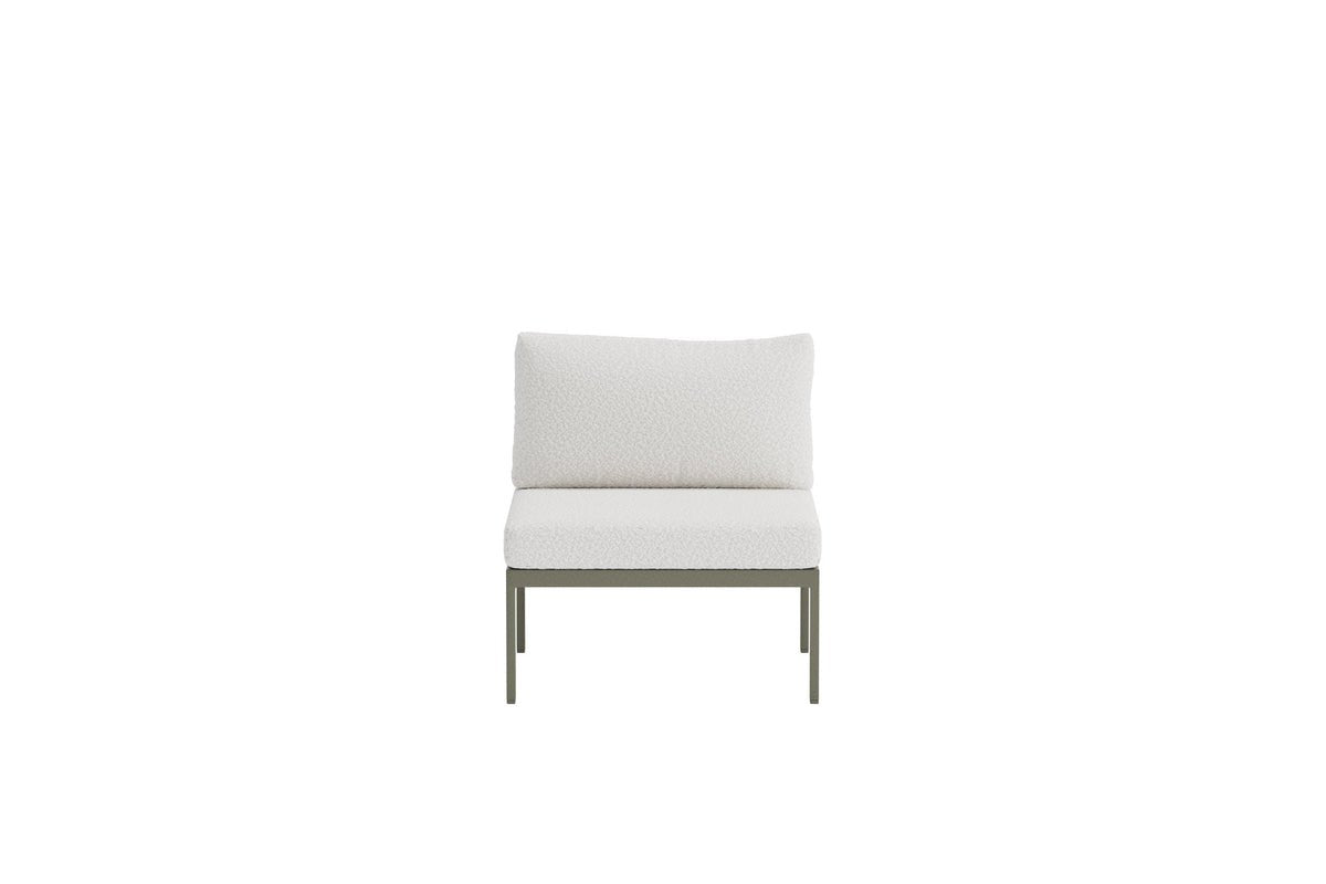 Borelio Gartenbank Modul – Beige Oder Braun, Aluminium Outdoor