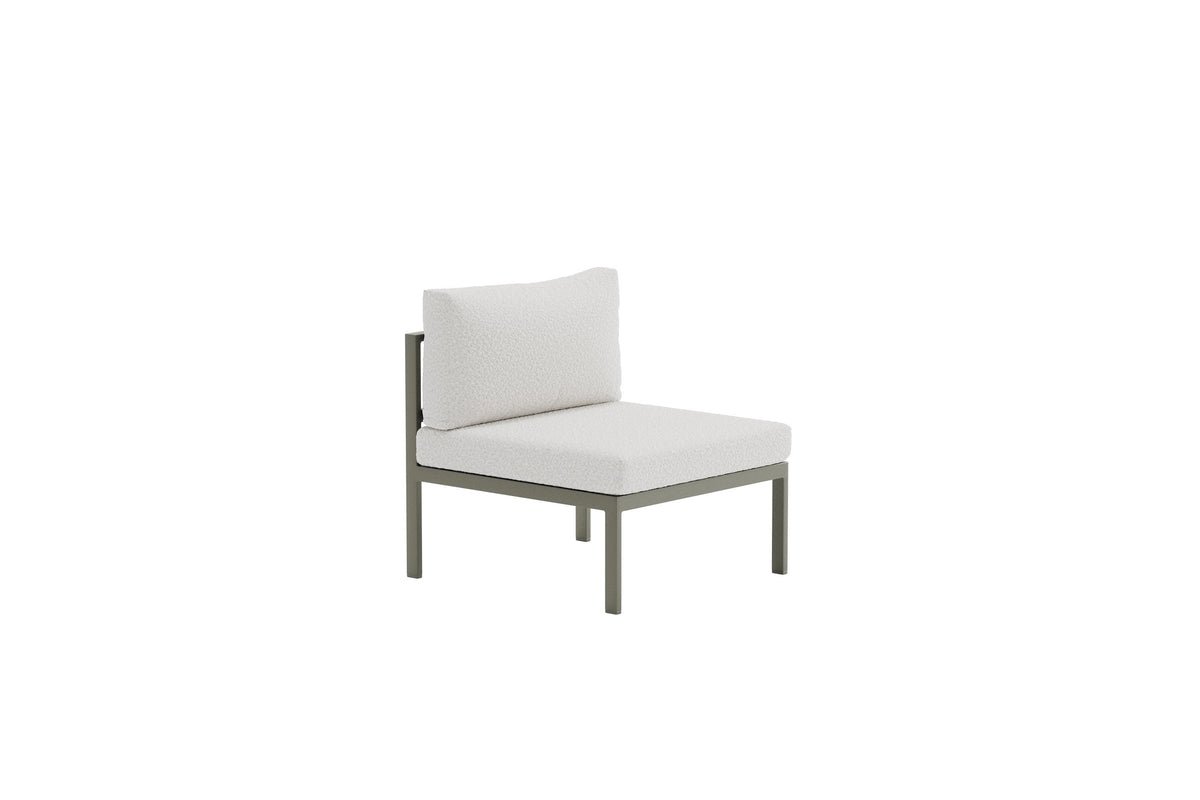 Borelio Gartenbank Modul – Beige Oder Braun, Aluminium Outdoor