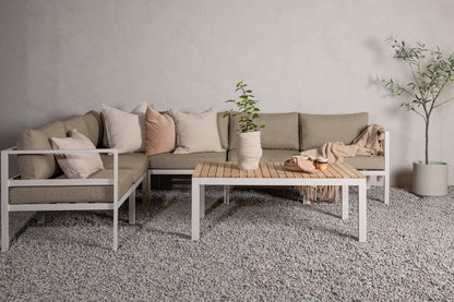 Borelio Gartenbank Modul – Beige Oder Braun, Aluminium Outdoor