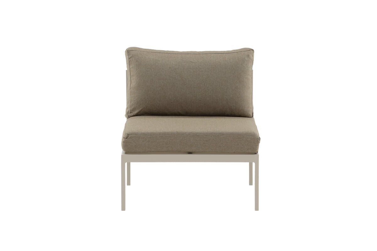 Borelio Gartenbank Modul – Beige Oder Braun, Aluminium Outdoor