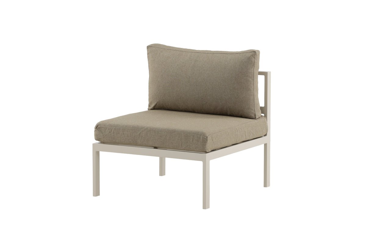 Borelio Gartenbank Modul – Beige Oder Braun, Aluminium Outdoor