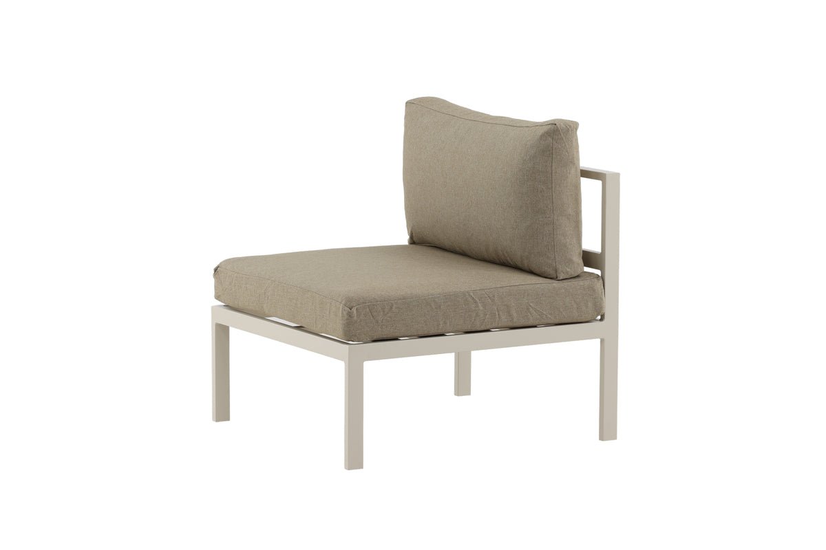 Borelio Gartenbank Modul – Beige Oder Braun, Aluminium Outdoor