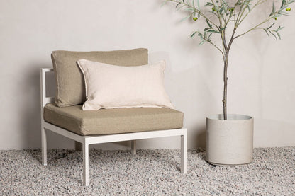 Borelio Gartenbank Modul – Beige Oder Braun, Aluminium Outdoor