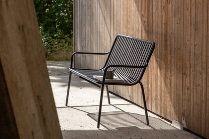 Luxusbetten24 Rover Gartenbank Aluminiumoptik Beige