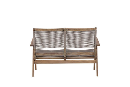Luxusbetten24 Sofie Gartenbank Akazienholz Braun Outdoor