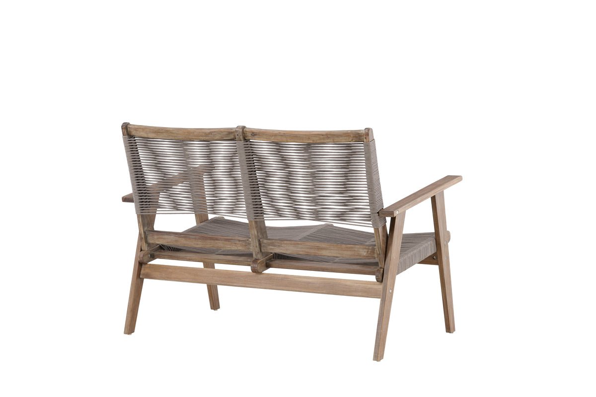 Luxusbetten24 Sofie Gartenbank Akazienholz Braun Outdoor