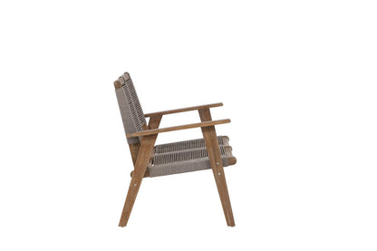 Luxusbetten24 Sofie Gartenbank Akazienholz Braun Outdoor