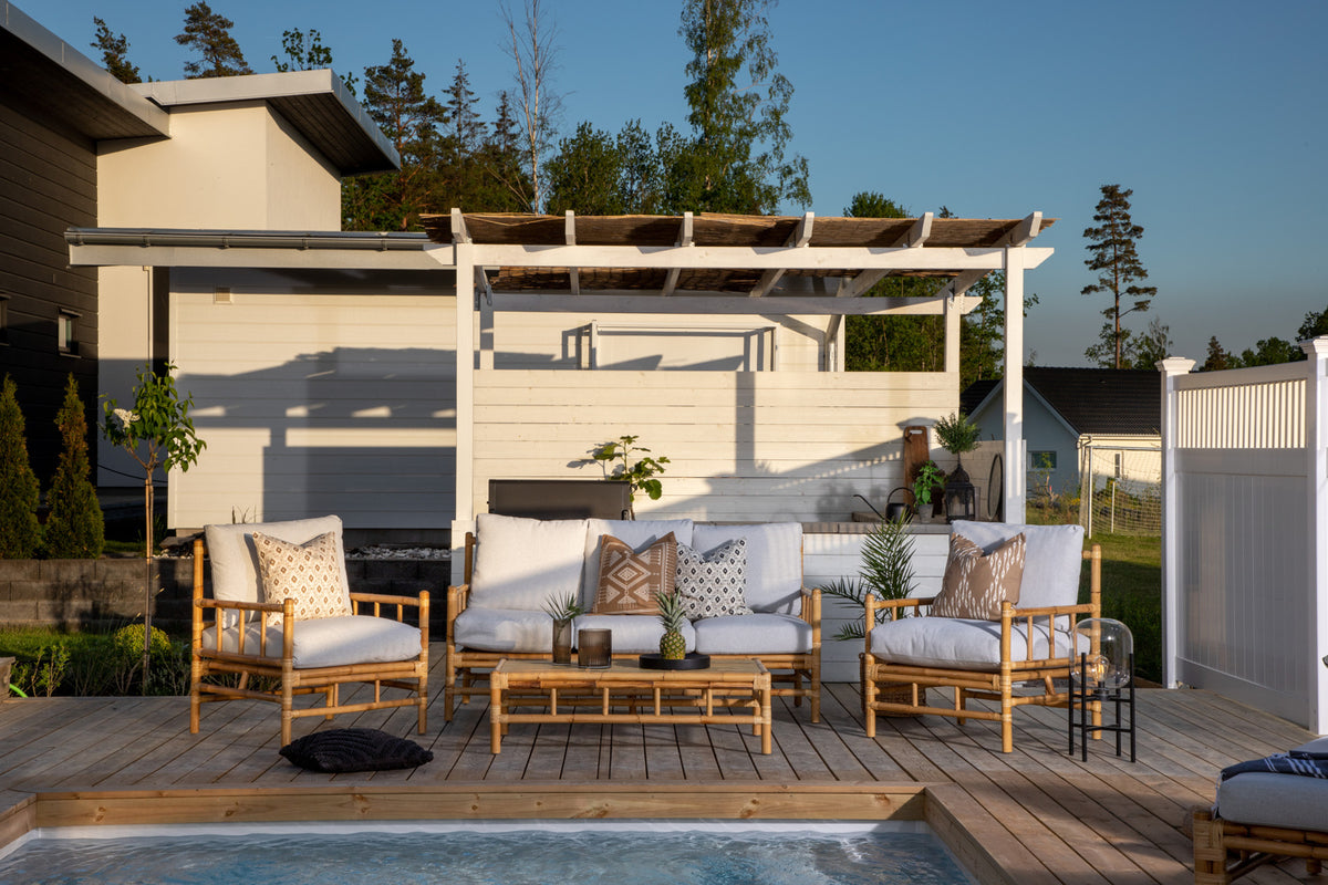 Luxusbetten24 Conny Gartenstuhl Rattan Naturoptik