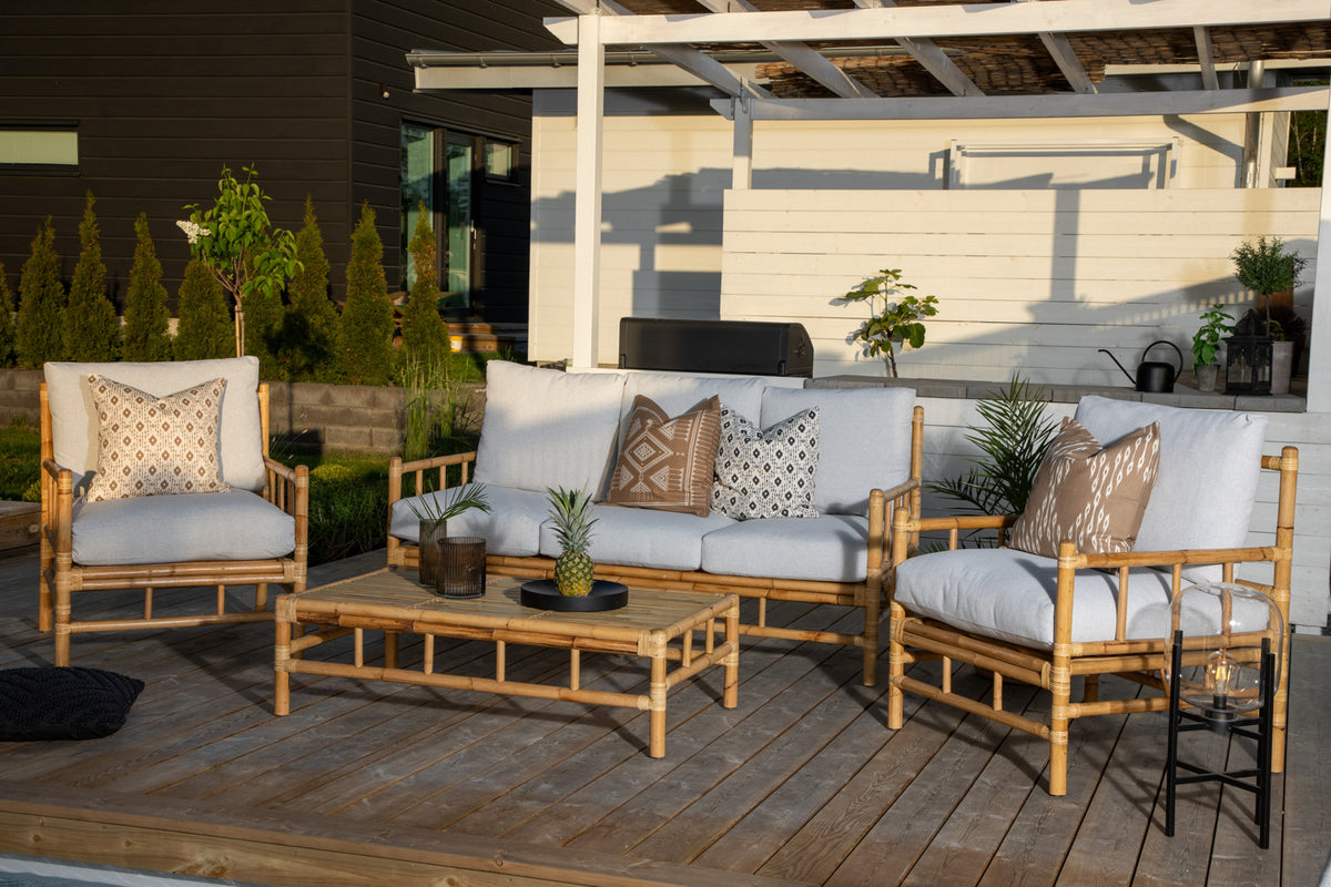 Luxusbetten24 Conny Gartenstuhl Rattan Naturoptik