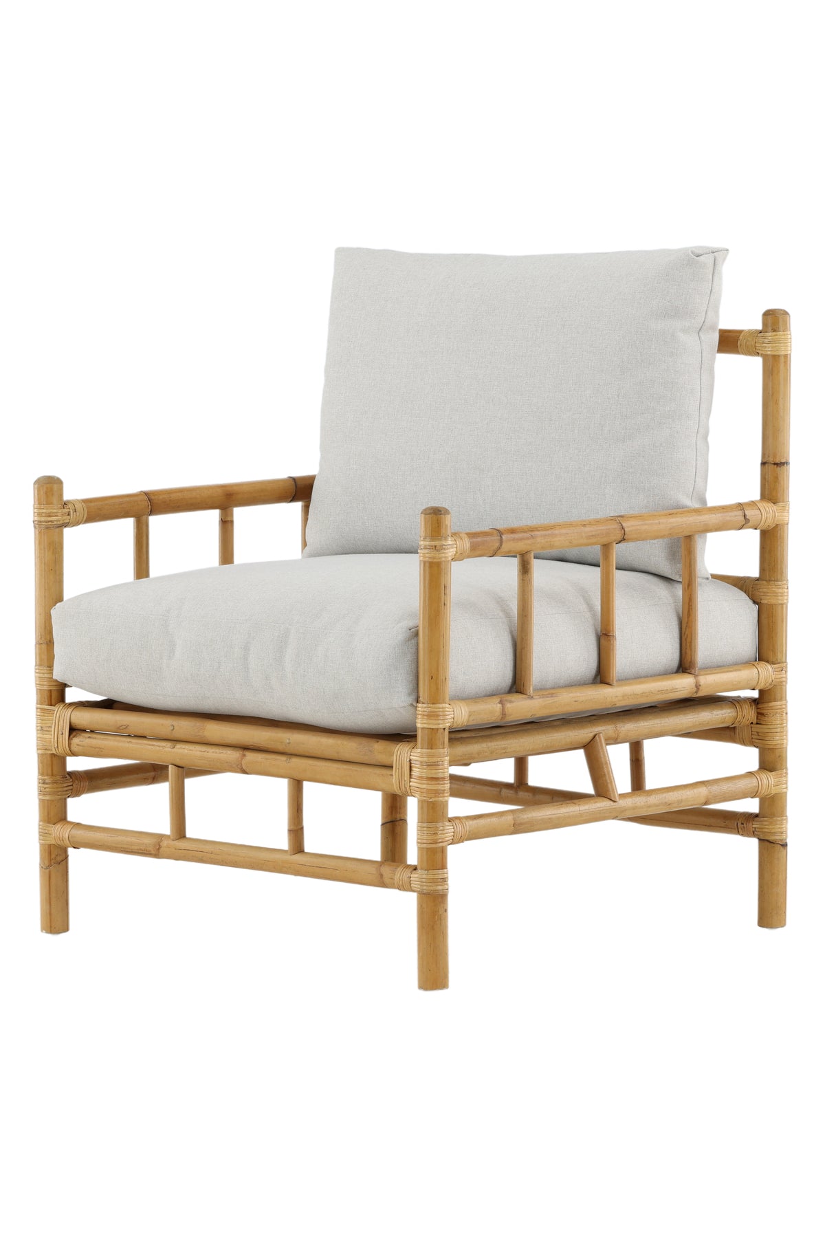 Luxusbetten24 Conny Gartenstuhl Rattan Naturoptik