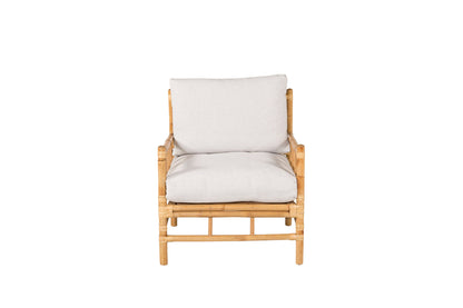 Luxusbetten24 Conny Gartenstuhl Rattan Naturoptik